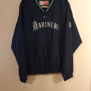 Y2K Nike Mariners Navy Pullover